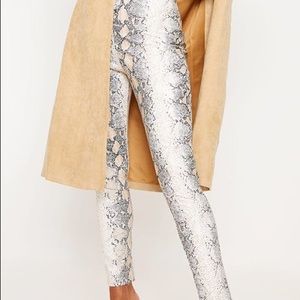 H&M snake print skinny jeans never worn